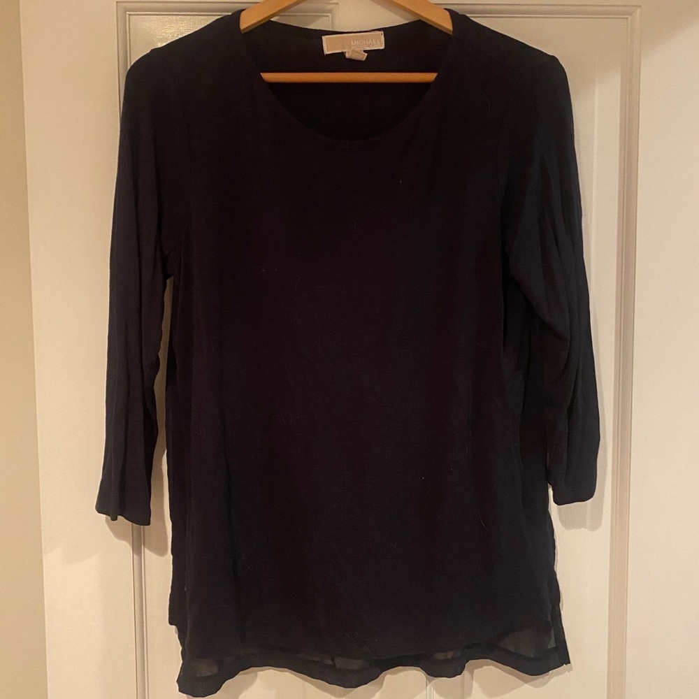 Michael Kors Navy Top, Like New Without Tags, Super cute